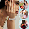 2Pcs Imitation Marble Acrylic Bangle for Women BJEW-UN0001-69B-4