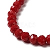 Imitation Jade Glass Bead Strands GLAA-F001-6x4mm-29-3