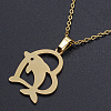 201 Stainless Steel Pendants Necklaces NJEW-S105-JN671-45-2-1