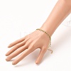 Brass Enamel Charm Bracelets BJEW-JB05587-6