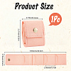 1Pc PU Leather Jewelry Rolls ABAG-CL0001-43B-2