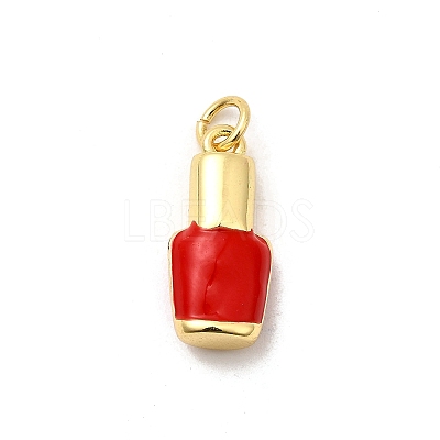 Brass Enamel Pendants KK-A268-03G-B-1