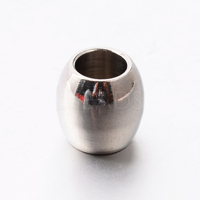201 Stainless Steel European Beads STAS-E082-24-1