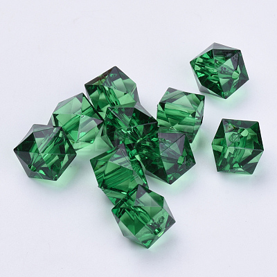 Transparent Acrylic Beads TACR-Q259-8mm-V17-1