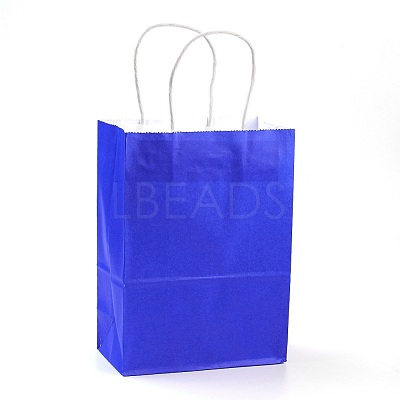 Pure Color Kraft Paper Bags LS-AJEW-G020-C-04-1