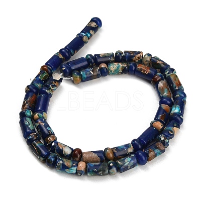 Dyed Synthetic Imperial Jasper Beads Strands GG-CBAA20A-02C-1
