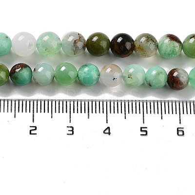 Natural Chrysoprase Beads Strands G-G057-A01-02-1