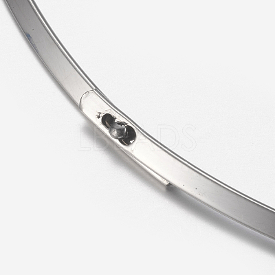Tarnish Resistant 304 Stainless Steel Choker Necklaces NJEW-I101-001P-1
