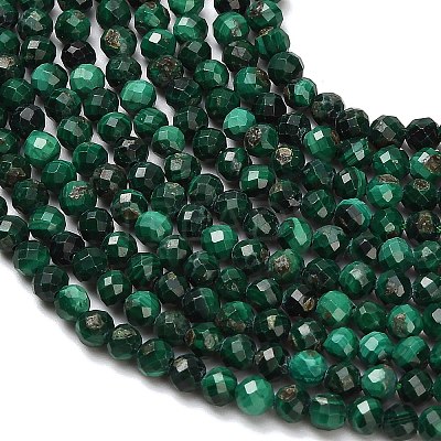 Natural Malachite Beads Strands G-C262-A02-3mm-1