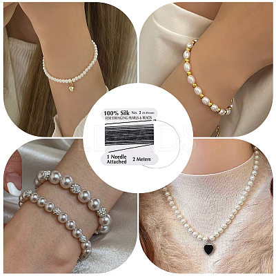 5Pcs Pure Silk Cord OCOR-BBC0001-04B-1