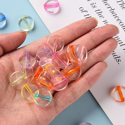 Transparent Acrylic Beads TACR-S154-09A-1