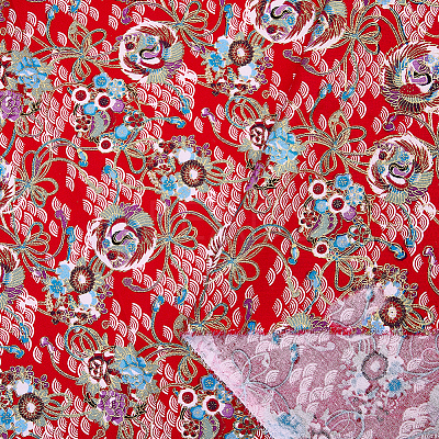 Japanese-style Cotton Fabric DIY-WH0780-30C-1