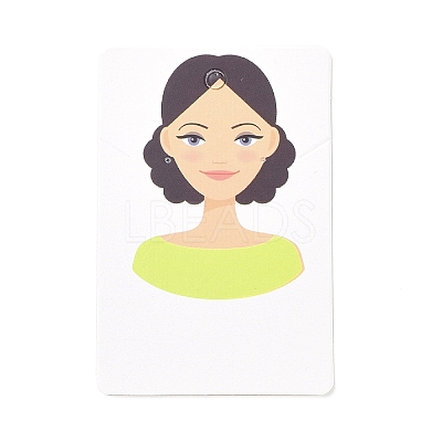 Paper Earring Display Cards DIY-B061-04A-1