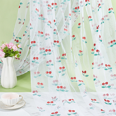 Polyester Mesh Fabrics DIY-ME0003-11-1