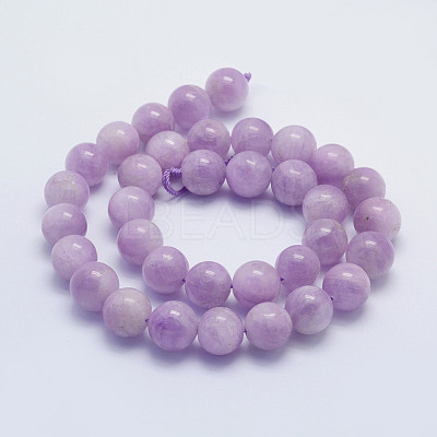 Natural Kunzite Beads Strands G-L478-14-12mm-1