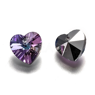 Romantic Valentines Ideas Glass Charms X-G030V18mm-47-1