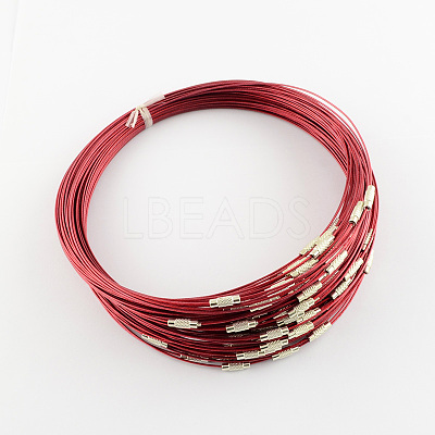 Stainless Steel Wire Necklace Cord DIY Jewelry Making TWIR-R003-19-1