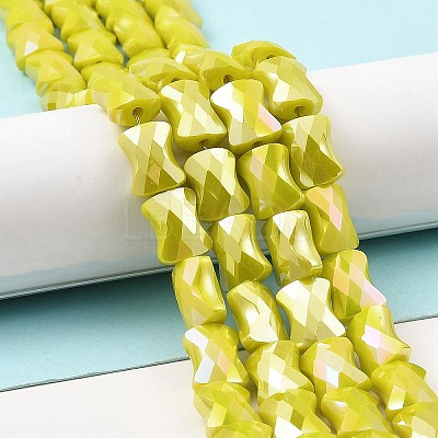 AB Color Plate Glass Beads Strands EGLA-P051-06A-B01-1
