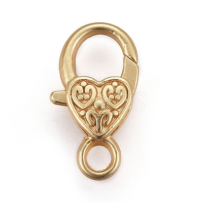 Tibetan Style Heart Lobster Claw Clasps LS-LF014Y-MG-NR-1