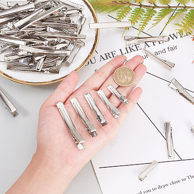Iron Alligator Hair Clip Findings IFIN-PH0024-38P-1