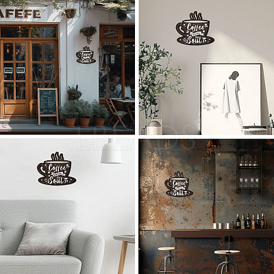 Iron Wall Decorations AJEW-WH0550-013-1