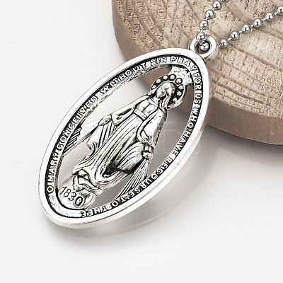 Tibetan Style Alloy Pendants TIBEP-Q078-38AS-RS-1