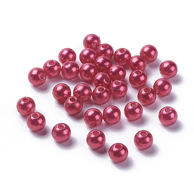 Imitation Pearl Acrylic Beads PL612-13-1