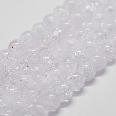 Natural Crackle Quartz Beads Strands X-G-D840-01-4MM-1