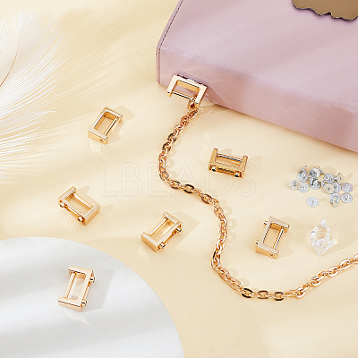 16Sets Alloy Bag Arch Bridge Shape Buckle FIND-WR0004-71-1