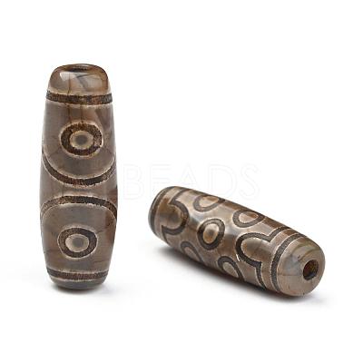 Tibetan Style dZi Beads X-TDZI-E004-27-1