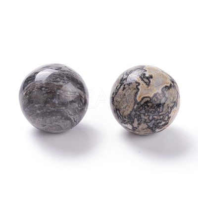 Natural Map Stone Beads G-D456-01-1