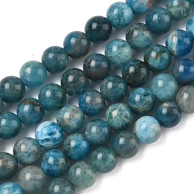 Natural Apatite Beads Strands G-F816-A01-01A-1