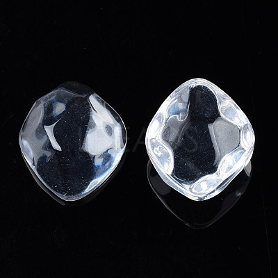 Transparent Resin Cabochons CRES-N031-007A-A01-1