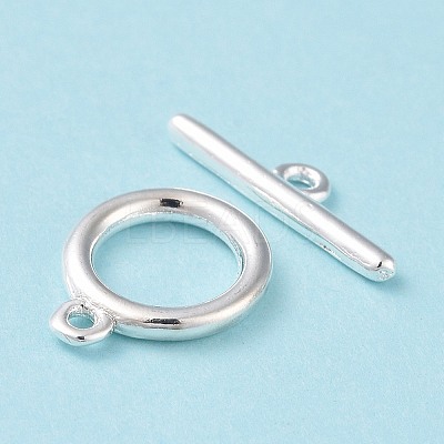 Eco-friendly Brass Toggle Clasps X-KK-D082-14S-1