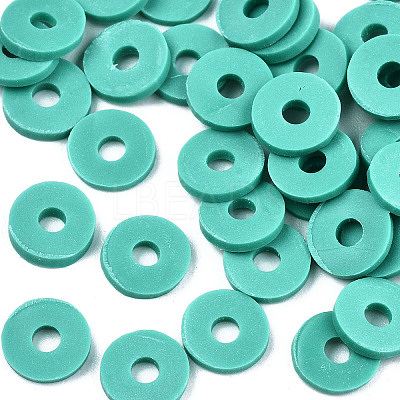 Handmade Polymer Clay Beads X-CLAY-Q251-6.0mm-48-1