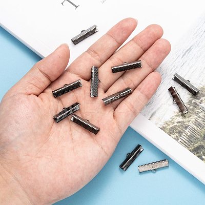 Iron Ribbon Crimp Ends X-E182Y-B-1