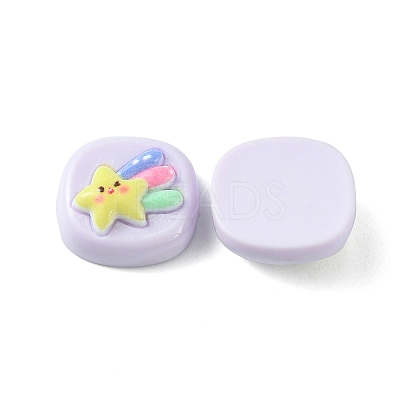 Opaque Cute Cartoon Resin Cabochons LS-CRES-O006-06H-1