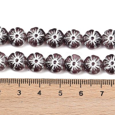 Czech Pressed Glass Beads GLAA-I061-26-1