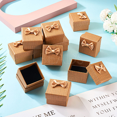 Square Cardboard Paper Ring Gift Storage Boxes CON-TAC0001-17E-1
