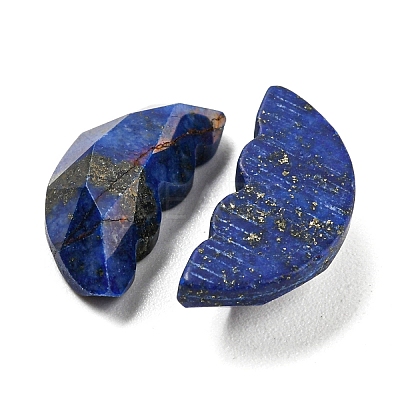 Natural Lapis Lazuli Dyed Butterfly Wing Cabochons G-D078-02G-1