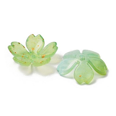 Acrylic Bead Caps OACR-H056-01I-1