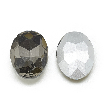 Pointed Back Glass Rhinestone Cabochons RGLA-T080-6x8mm-03-1