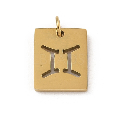 304 Stainless Steel Charms LS-STAS-R001-03G-03-1