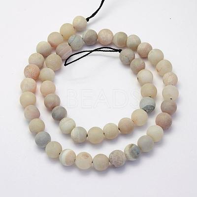 Electroplate Natural Druzy Agate Beads Strands G-G708-10mm-11-1