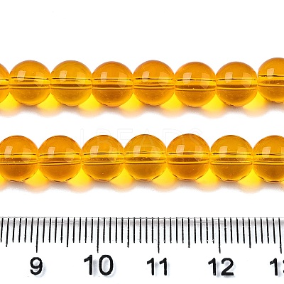 Transparent Glass Beads Strands GLAA-T032-T8mm-11-1