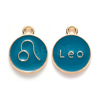 Alloy Enamel Pendants LS-X-ENAM-S124-01B-05G-1
