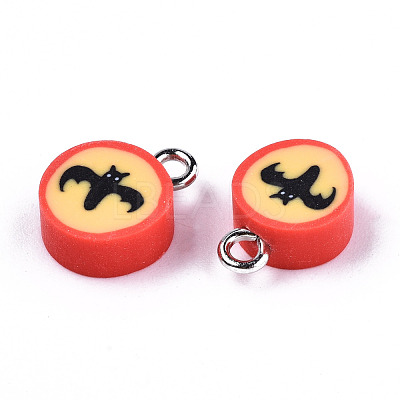 Handmade Polymer Clay Charms CLAY-T016-47-1