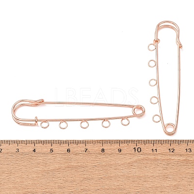 Iron Safety Pins Brooch Findings RN-CBAB9AC-03RG-1