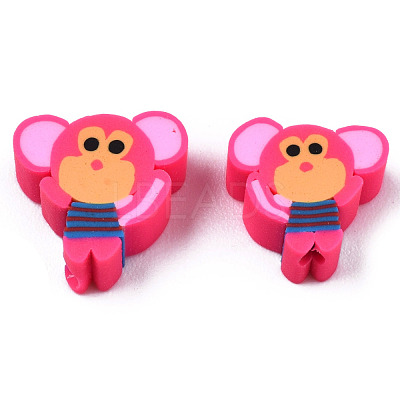 Handmade Polymer Clay Beads CLAY-N007-017C-1
