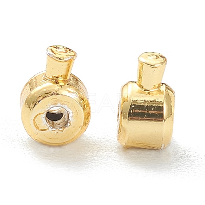 Brass Crimp Beads KK-F826-03G-1